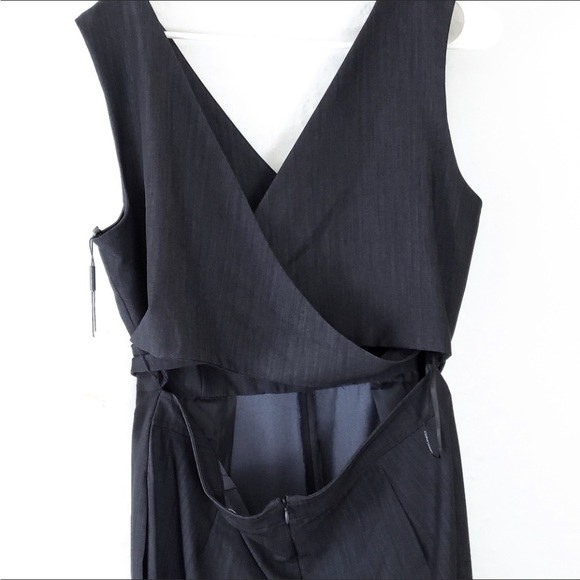 NWT Calvin Klein Open Back Wrap Jumpsuit Sz.4 - Picture 3 of 10
